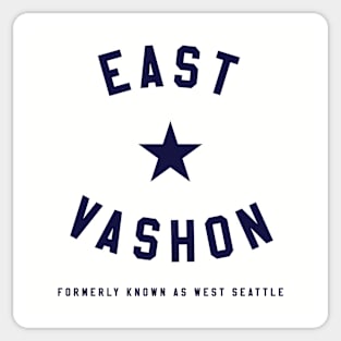 East Vashon (light) Sticker